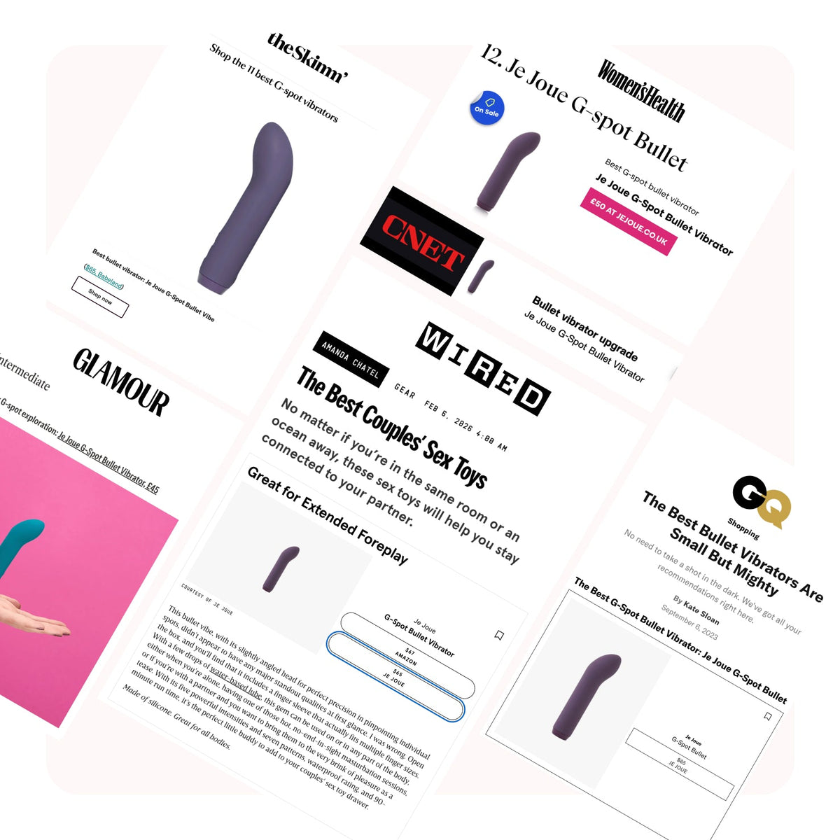 G-Spot Bullet Vibrator | Curved for Deeper Pleasure