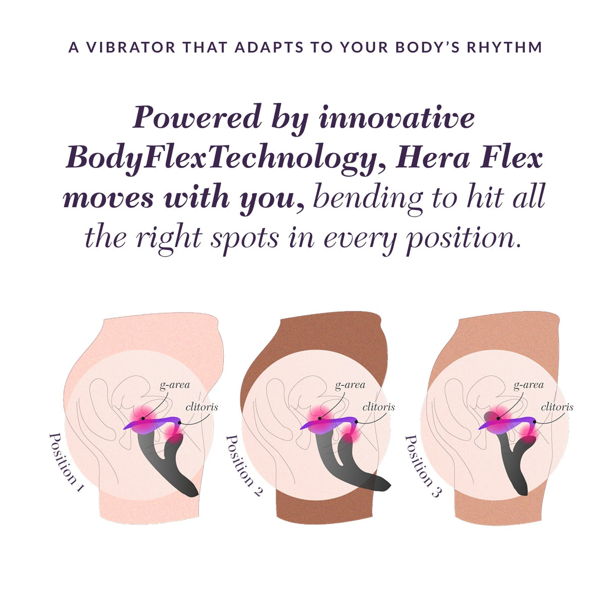 Hera Flex Rabbit Vibrator | Flexible Dual Stimulation