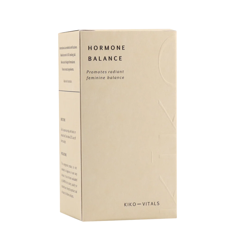 Kiko Vitals Hormone Balance product packaging on a white background
