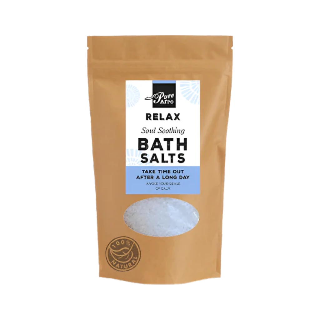 Pure Afro Bath Salts Relax for Soul Soothing